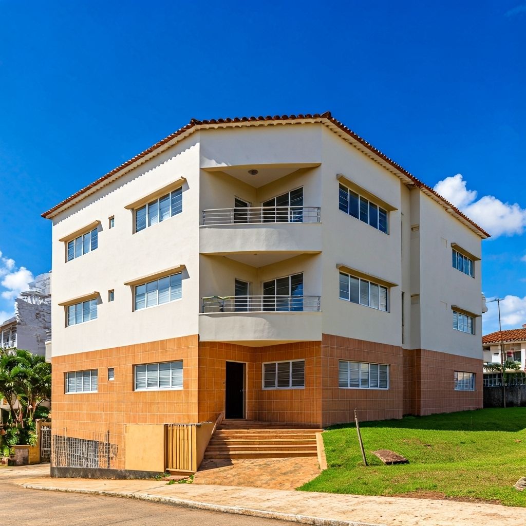 Prédio com múltiplas studios para renda