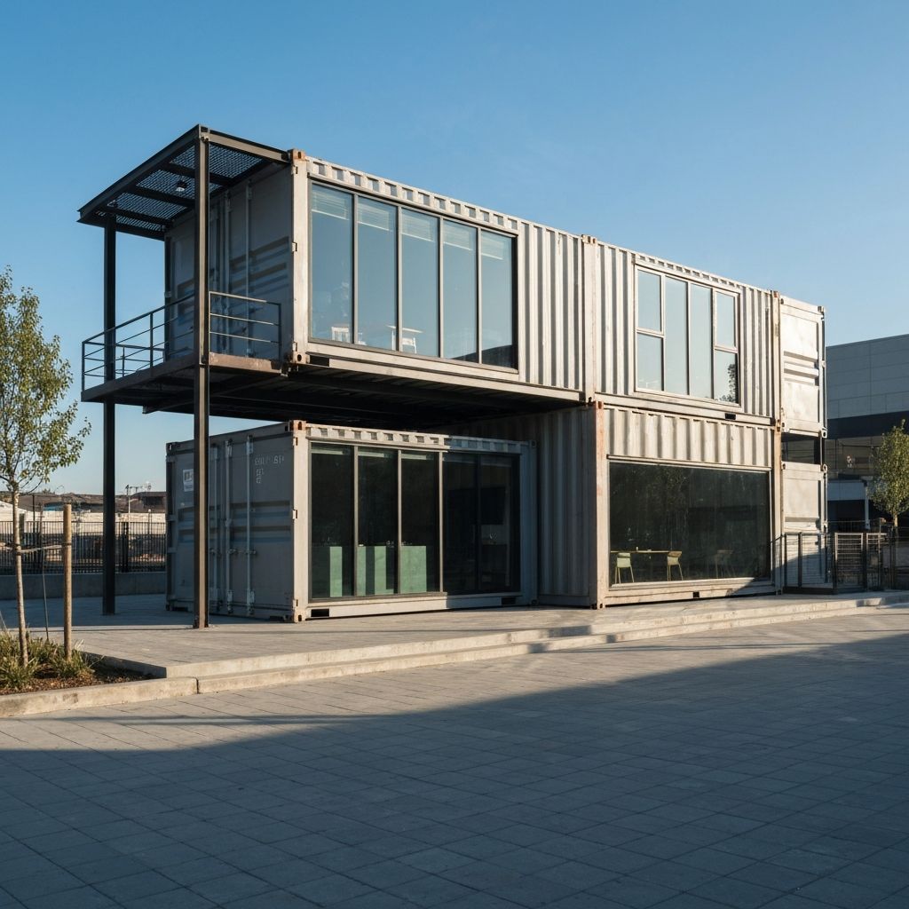 Studio container moderna no Brasil